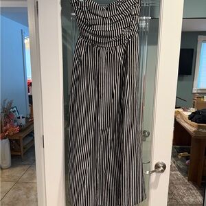 By Together Black and White Striped Dress